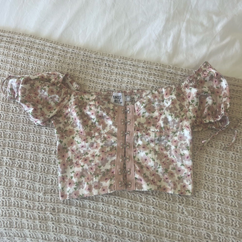 Princess Polly Corset short sleeve top size US 6